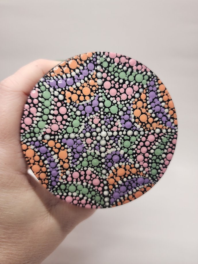 Witchy Books and Bats Mandala Stash Jar - Halloween