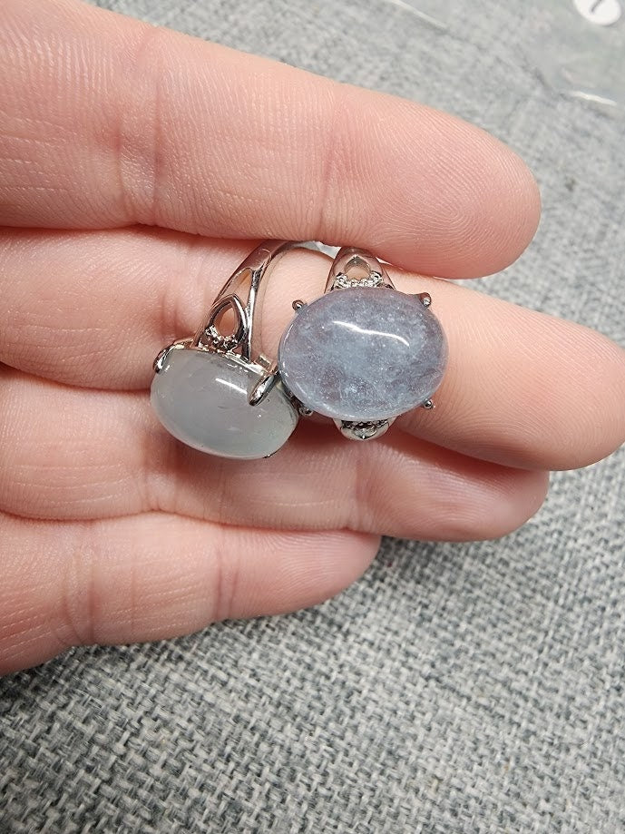Natural Aquamarine Rings