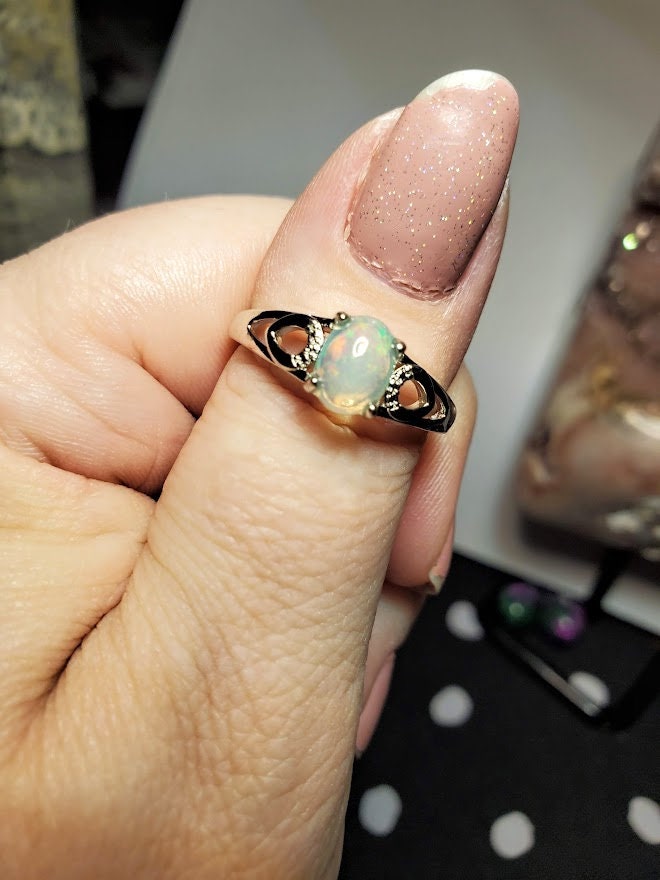 Natural Opal Ring