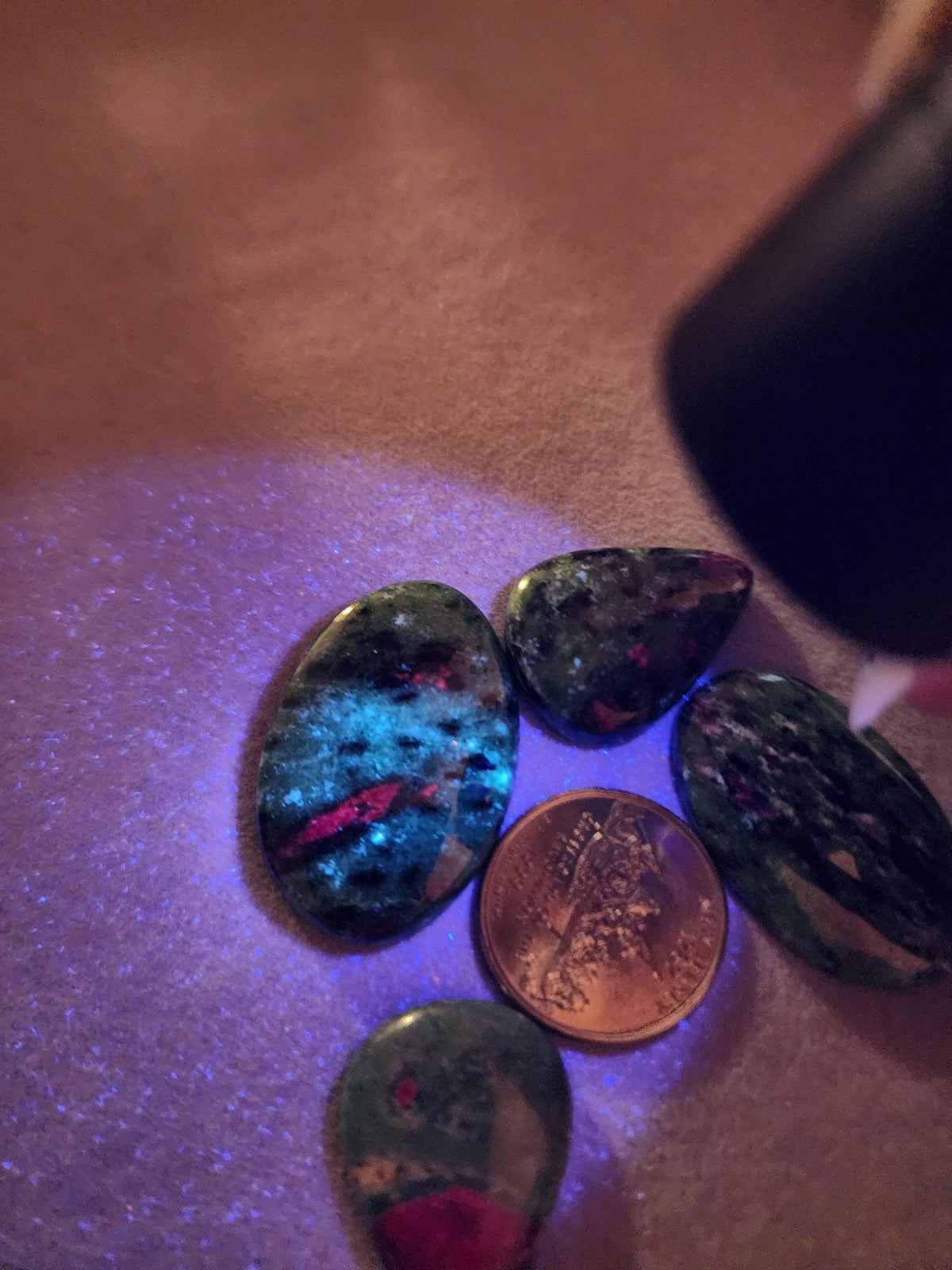 Bulk Lot  | Natural Ruby Zoisite Cabochons