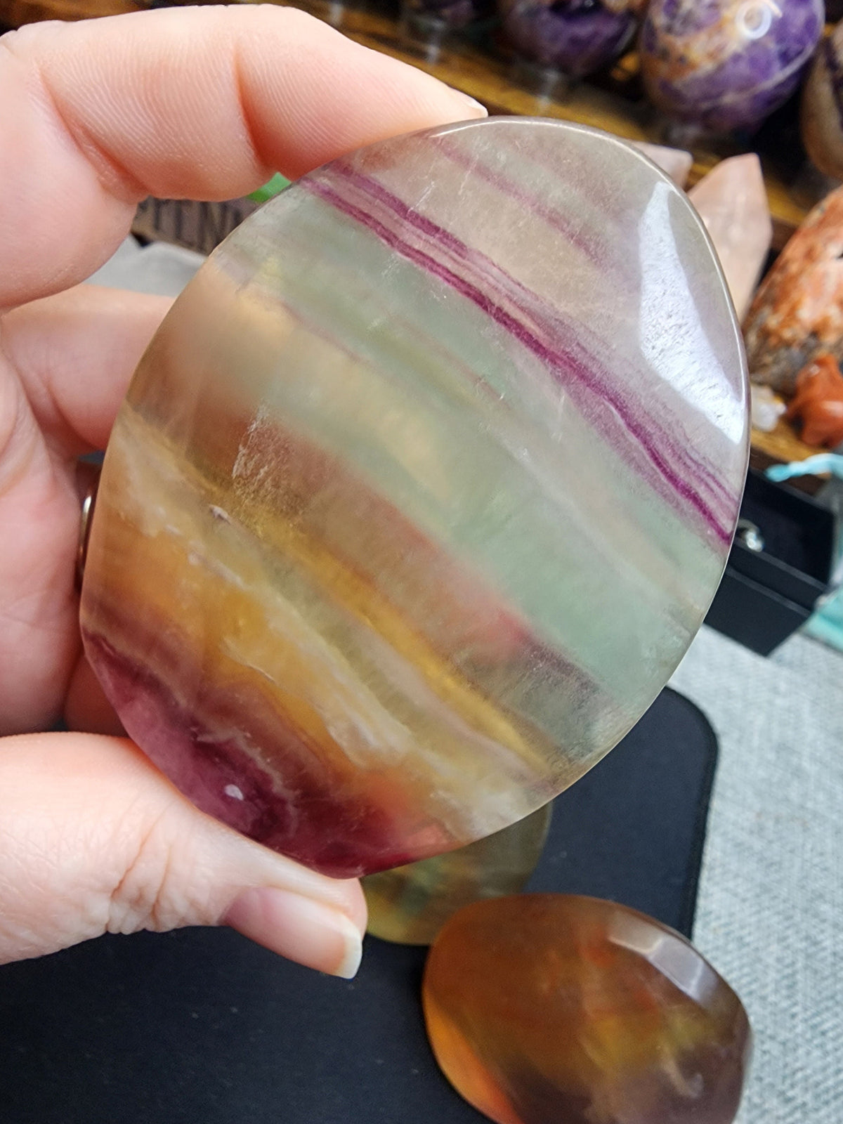 Natural Rainbow Fluorite Freeforms