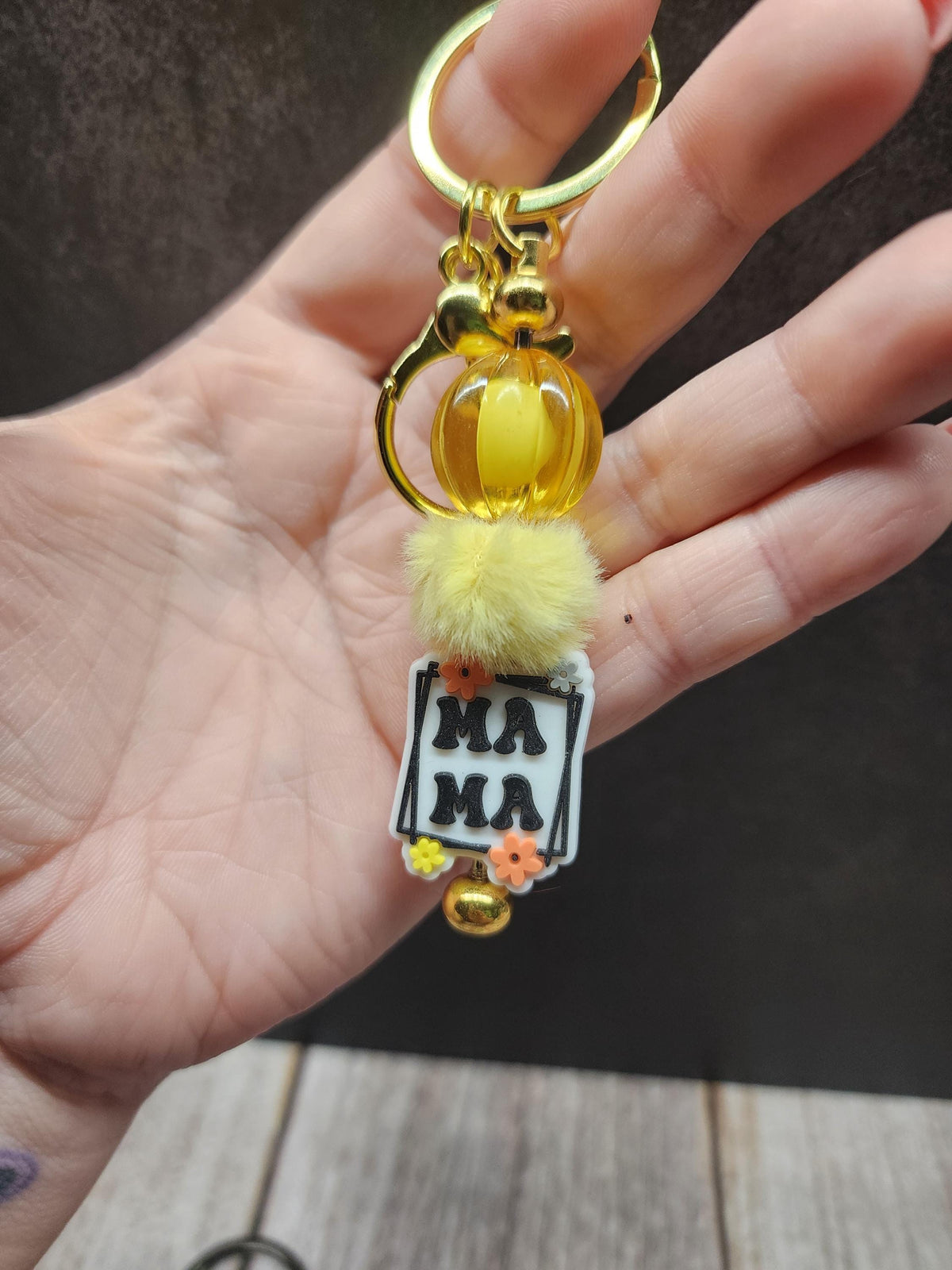 Themed Bar Keychains | Mama, Cat Mom, Knitting, Frog, Teacher, Less People More Dogs