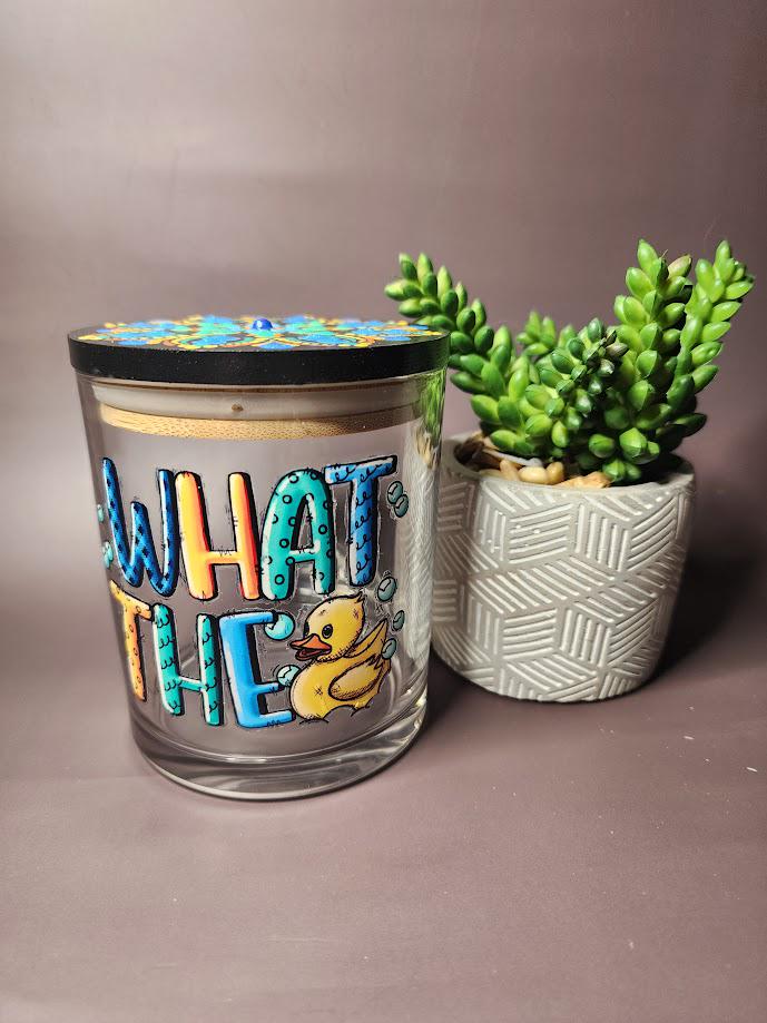 What the Duck Mandala Stash Jar