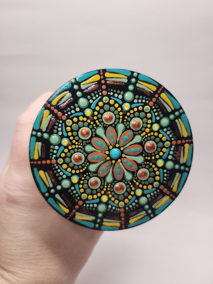 Desert Dreams Wild Soul Mandala Stash Jar