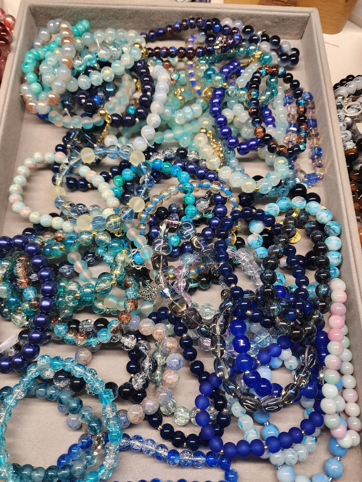 Mystery Stretch Bracelets 8-12mm | Multiple Colors and Style Options