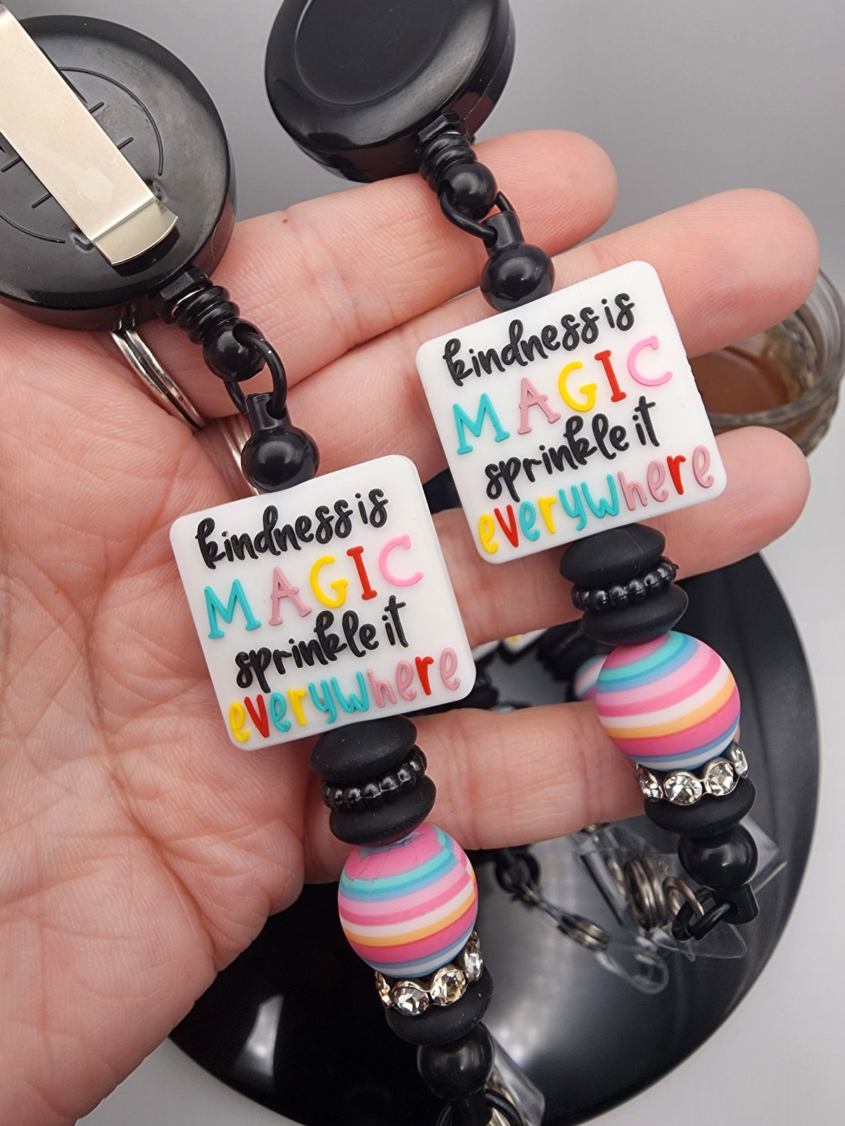 Kindness is Magic, Sprinkle It Everywhere Retractable Badge Reel
