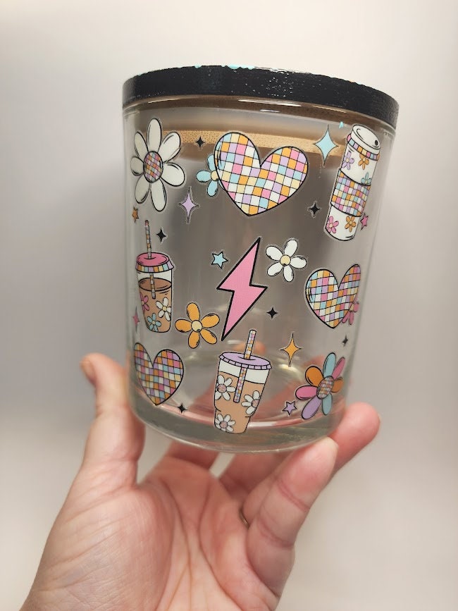 Disco Coffee Mandala Stash Jar