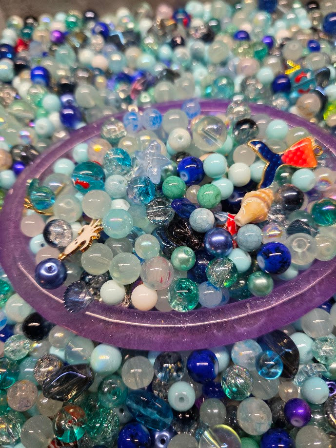 Ocean Waves | PCC Custom Glass Beads Mix - Beach Theme