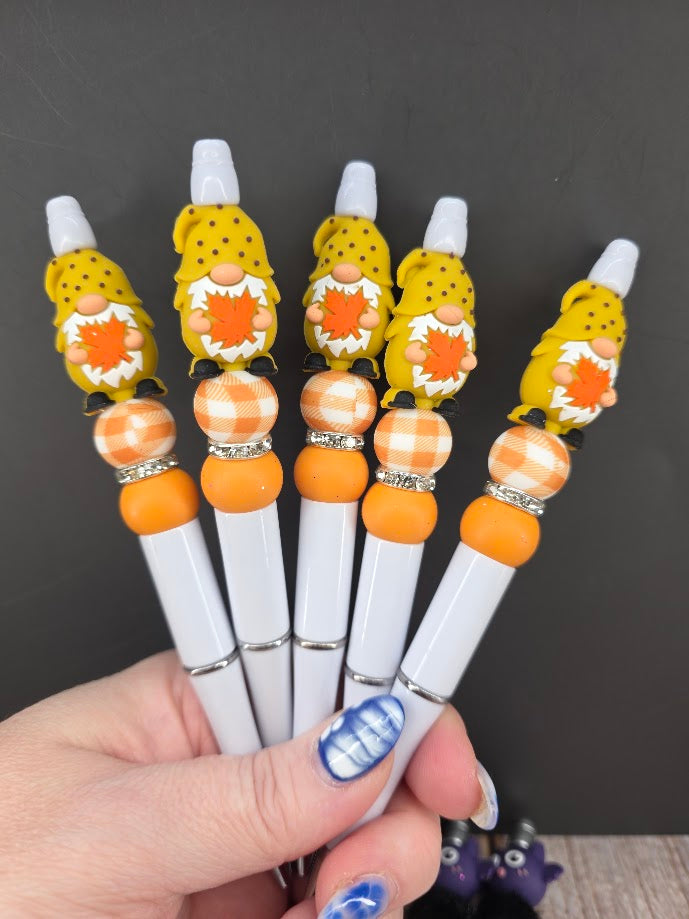 Fall & Halloween Collection Silicone Beaded Pens