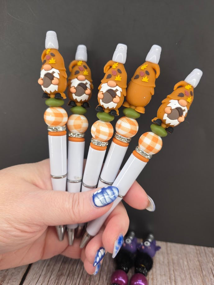 Fall & Halloween Collection Silicone Beaded Pens