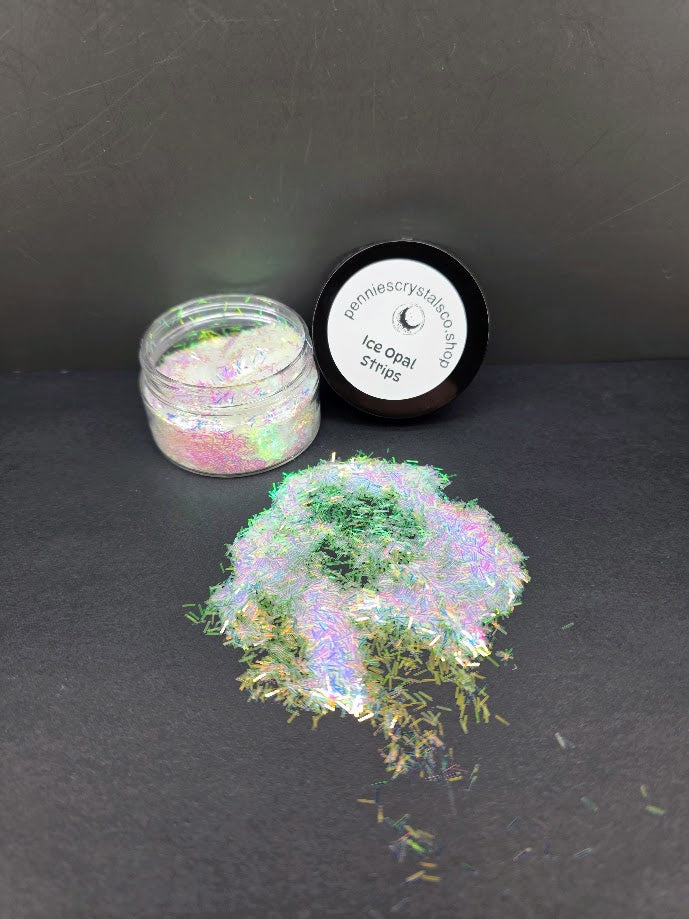 Ice Opal Glitter Strips