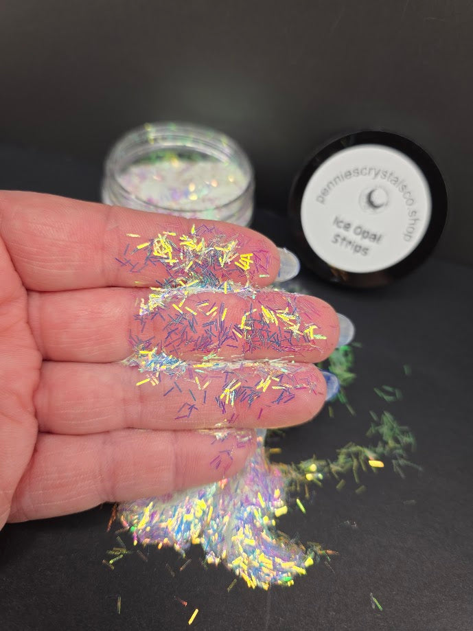 Ice Opal Glitter Strips