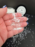 Snow White Glitter Strips