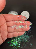 Solar Opal 4 Point Stars Shaped Glitter -  Iridescent