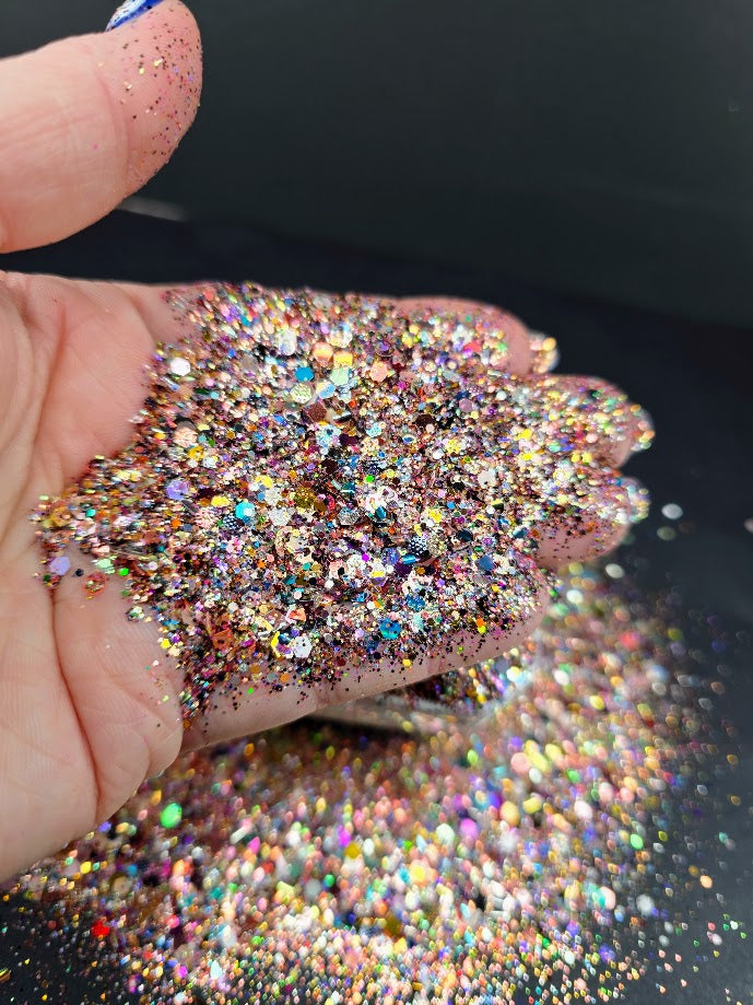 Rosy Sands | PCC Exclusive - Chunky Glitter Mix