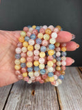 Natural Mixed Calcite 8mm Stretch Bracelet