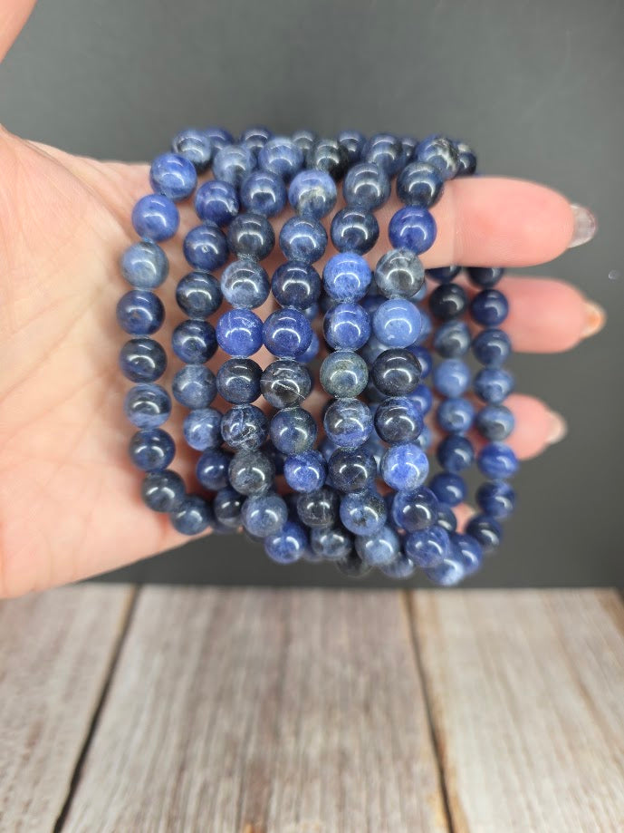 Natural Sodalite 8mm Stretch Bracelet