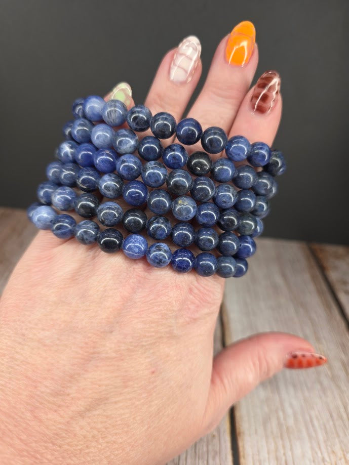 Natural Sodalite 8mm Stretch Bracelet