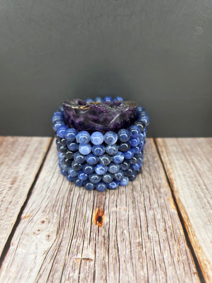 Natural Sodalite 8mm Stretch Bracelet