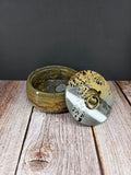 Natural Picture Jasper Bowl with Lid