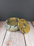 Natural Picture Jasper Bowl with Lid
