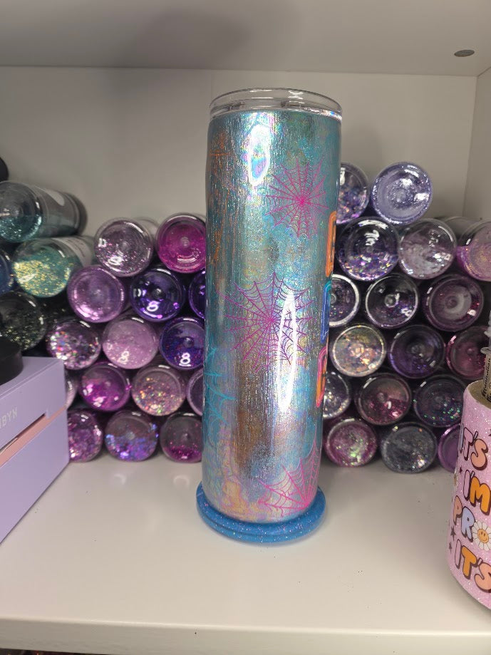 Holo Boo Thang | 30oz Skinny Stainless Steel Epoxy Tumbler - Halloween