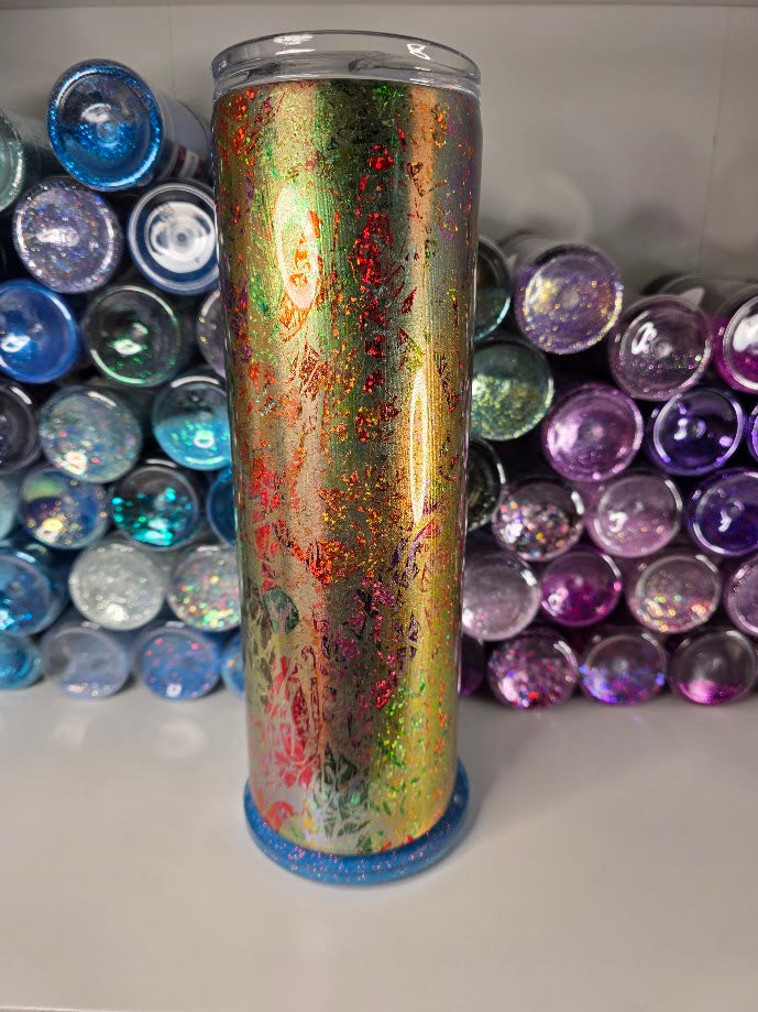 Fall Leaves | 30oz Skinny Stainless Steel Epoxy Tumbler - Fall