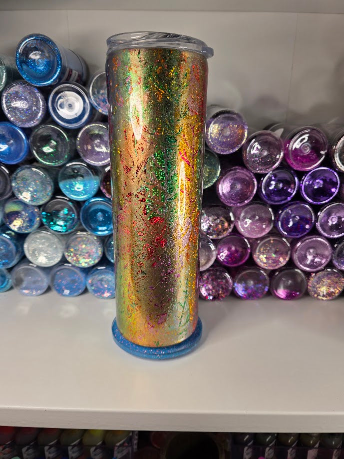 Fall Leaves | 30oz Skinny Stainless Steel Epoxy Tumbler - Fall