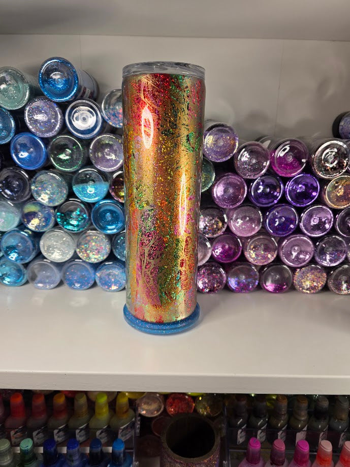 Fall Leaves | 30oz Skinny Stainless Steel Epoxy Tumbler - Fall