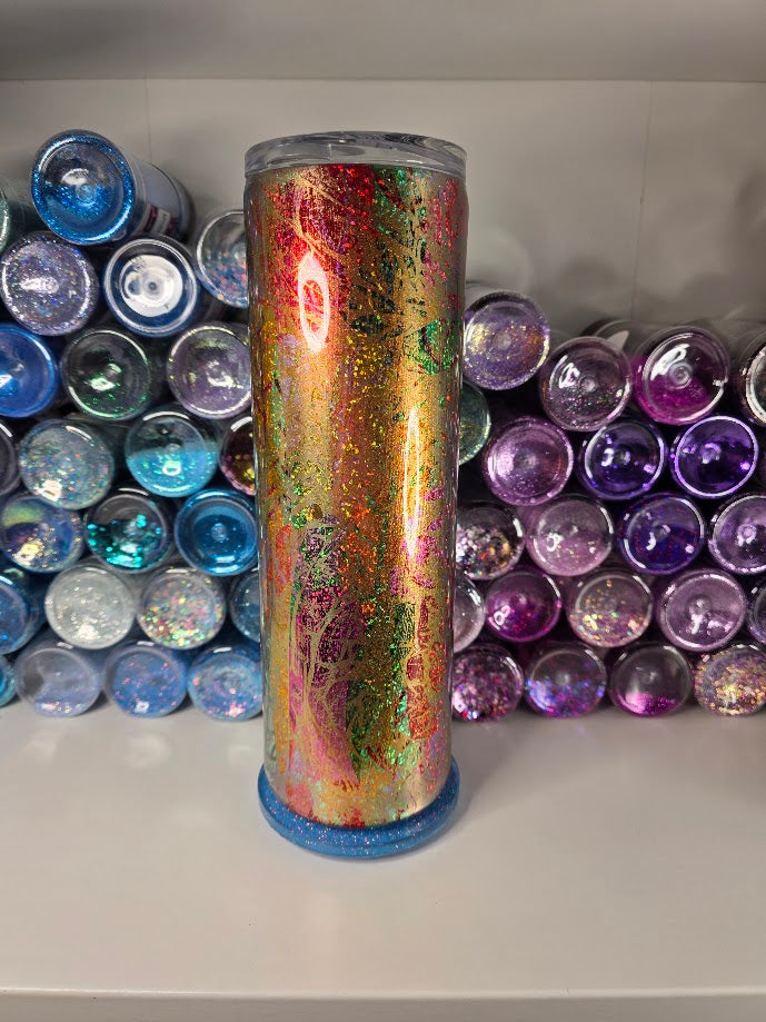 Fall Leaves | 30oz Skinny Stainless Steel Epoxy Tumbler - Fall