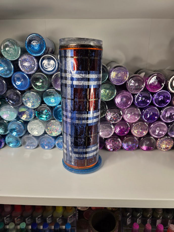 Fully Booked For Fall | 30oz Skinny Stainless Steel Epoxy Tumbler - Fall Theme