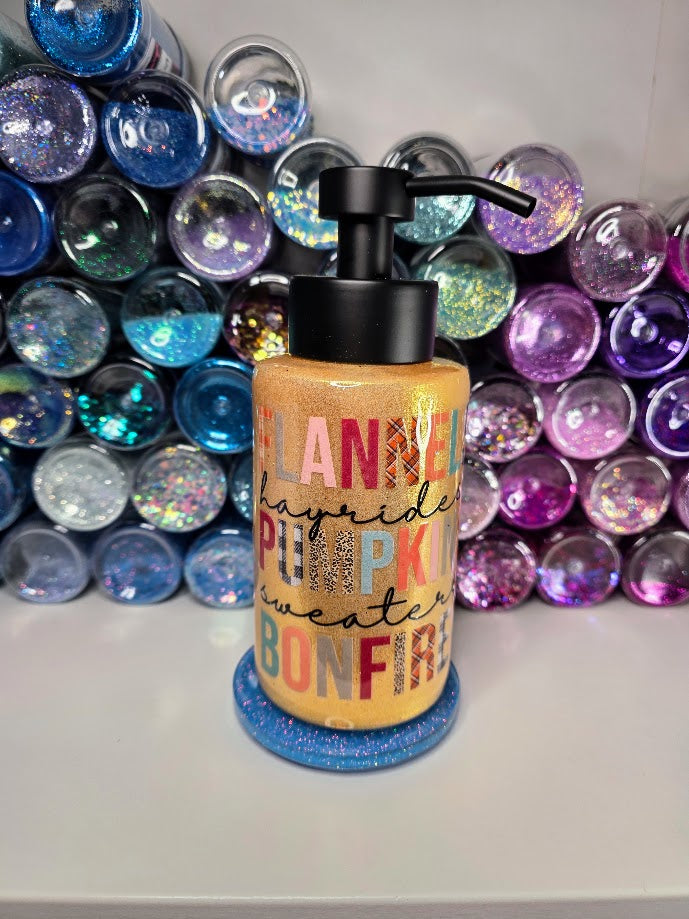 Fall Quote Soap Dispenser - Fall Themed