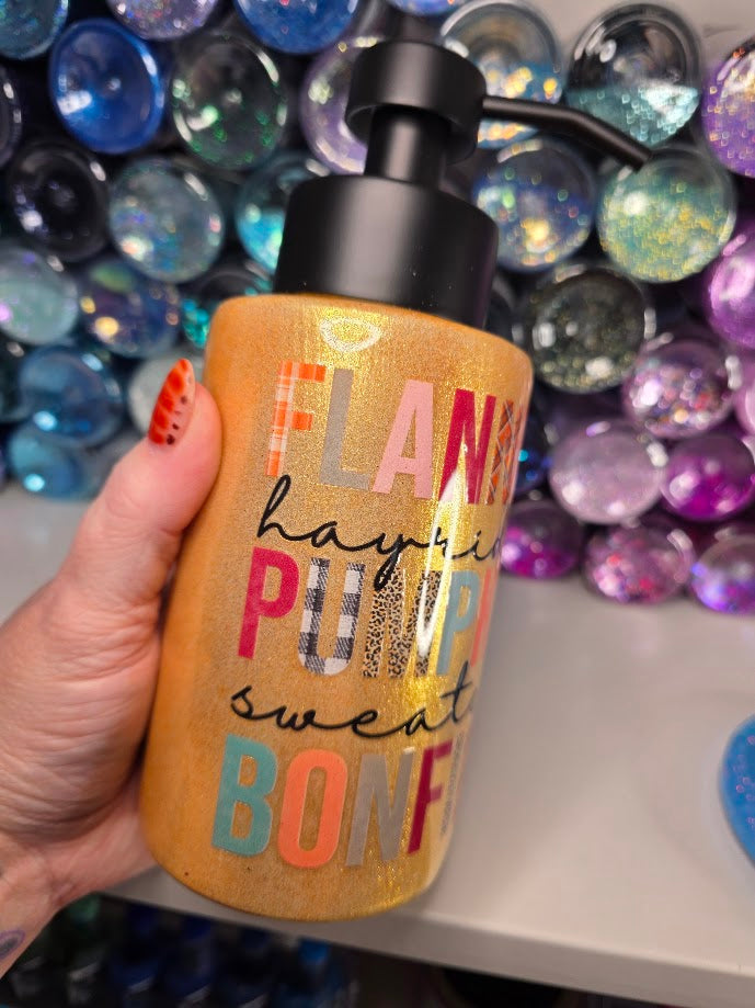 Fall Quote Soap Dispenser - Fall Themed