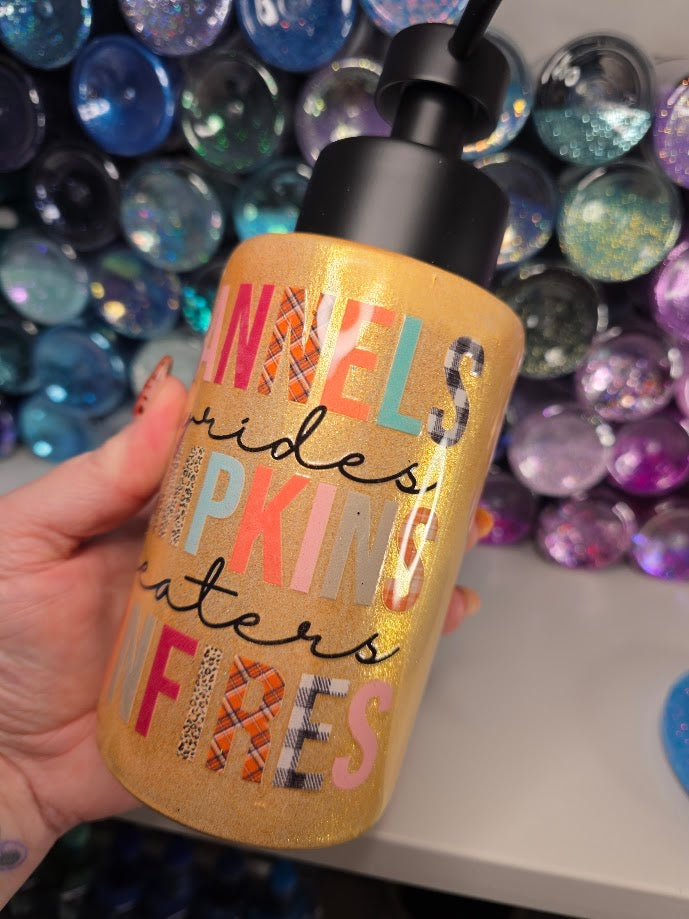 Fall Quote Soap Dispenser - Fall Themed