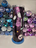 Purple Halloween | 20oz Skinny Stainless Steel Epoxy Tumbler - Halloween