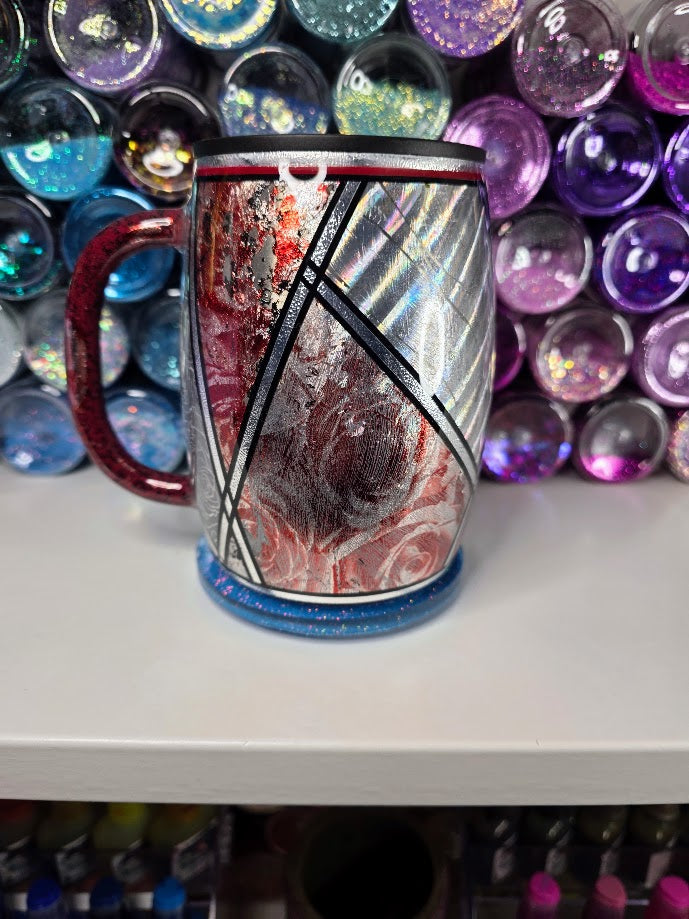 Geometric Roses | 14oz Coffee Mug Stainless Steel Epoxy Mug