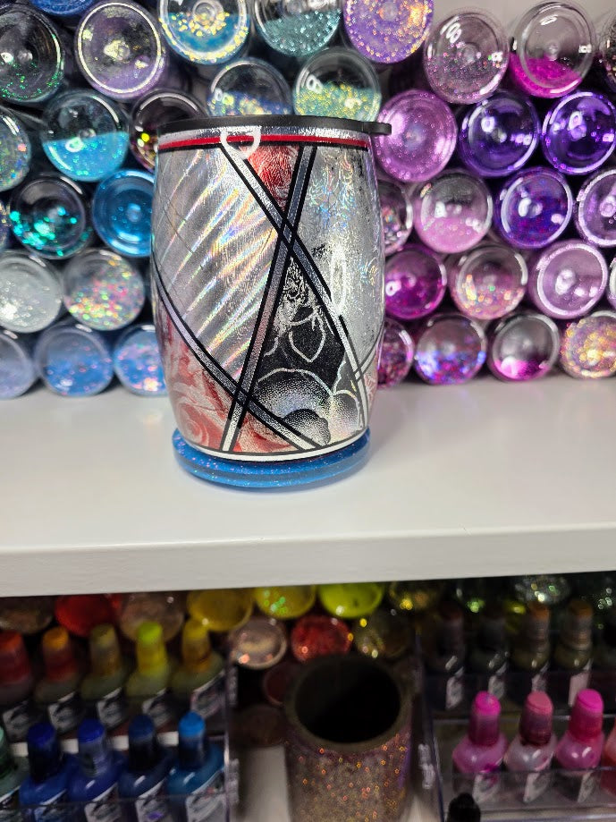 Geometric Roses | 14oz Coffee Mug Stainless Steel Epoxy Mug