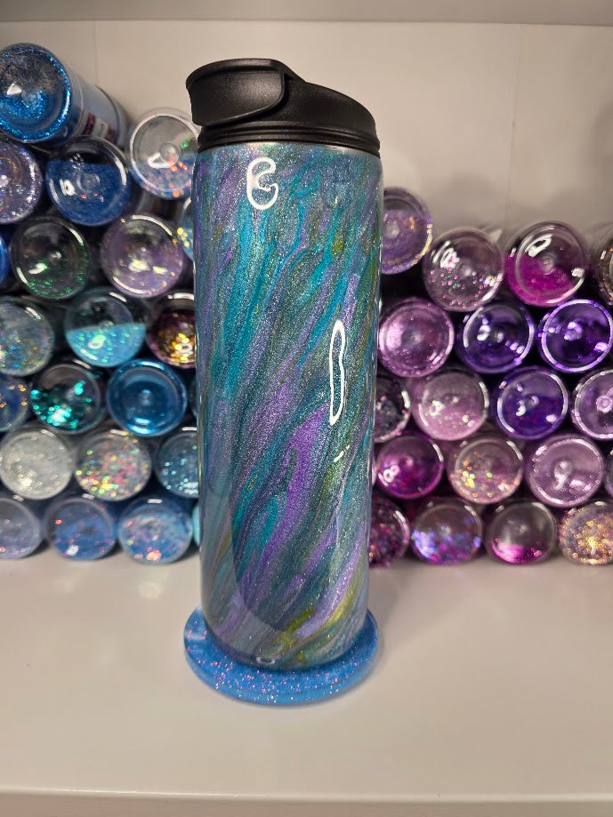 Keeping My Eyes Above The Waves | 18oz Dual Flip Skinny Stainless Steel Epoxy Tumbler