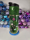Plant Mom Life | 18oz Dual Flip Skinny Stainless Steel Epoxy Tumbler