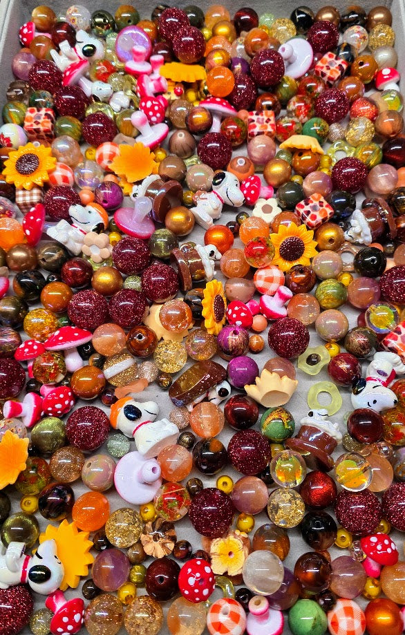 Autumn Woods - Acrylic Bead Mix