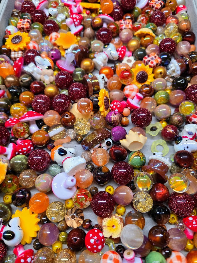 Autumn Woods - Acrylic Bead Mix