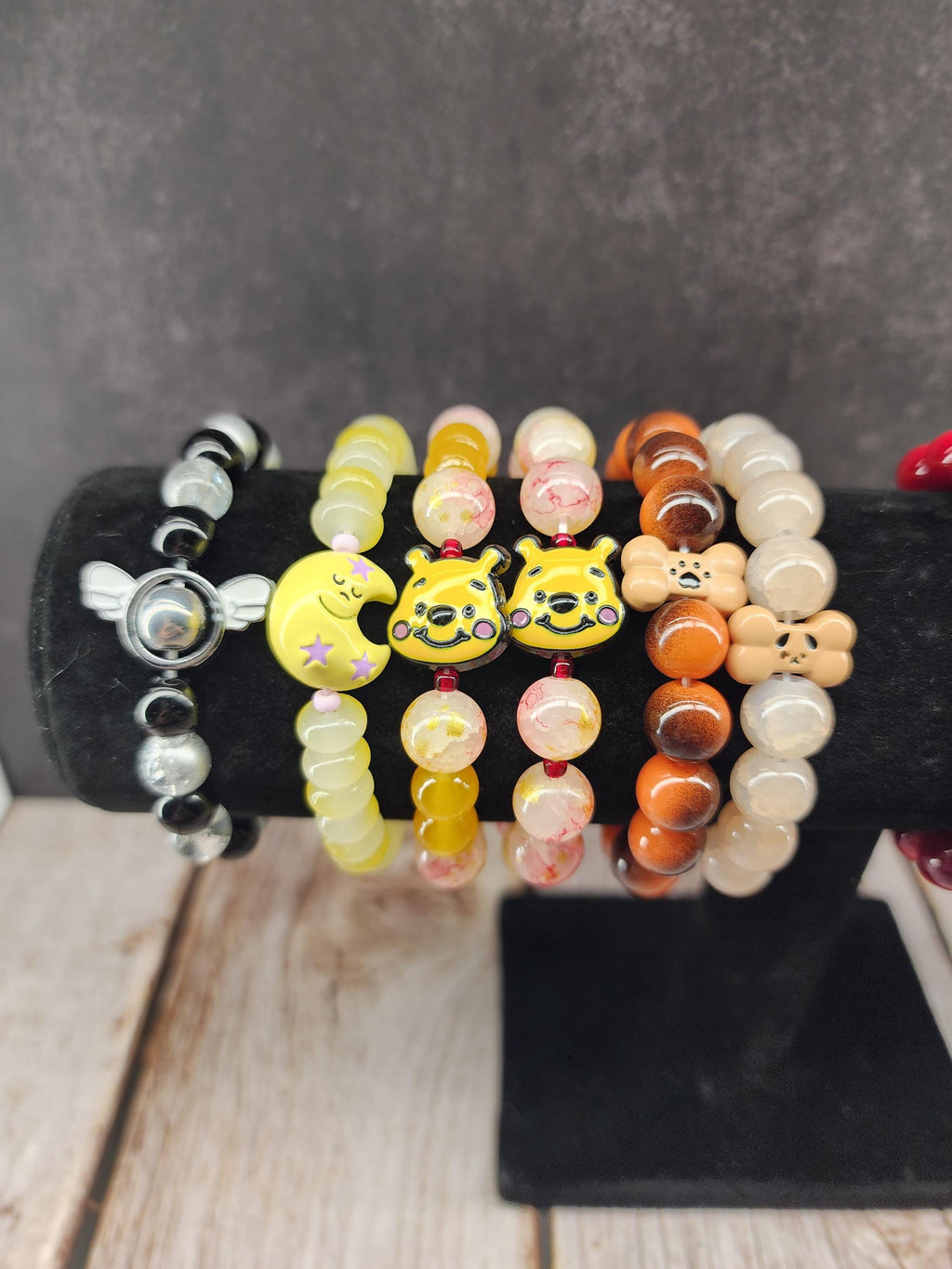 Kid Bracelets | Red, Orange, Yellow Black or White
