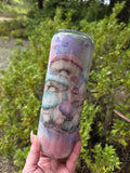 Pastel Mushrooms | 20oz Skinny Stainless Steel Epoxy Tumbler