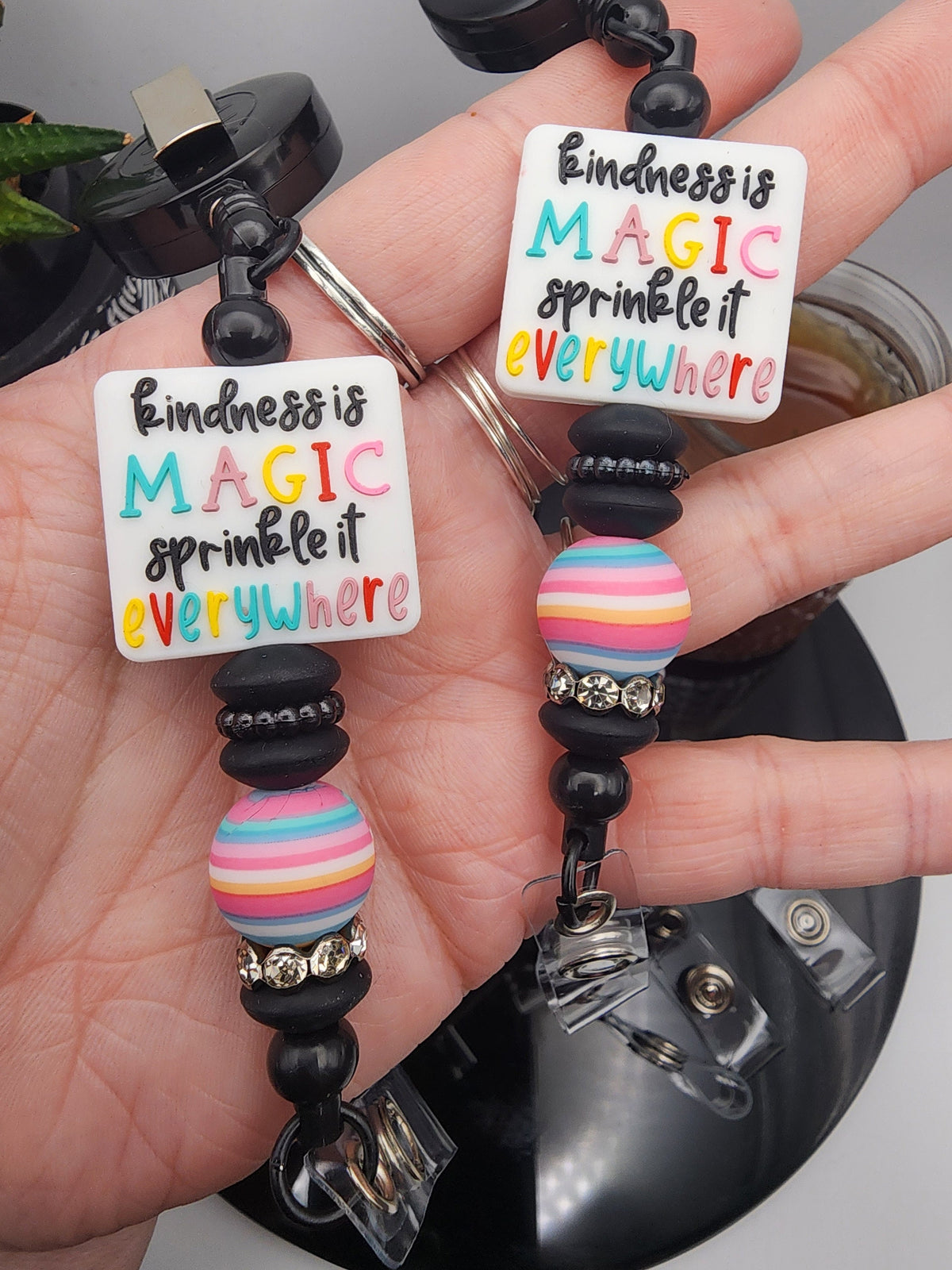 Kindness is Magic, Sprinkle It Everywhere Retractable Badge Reel