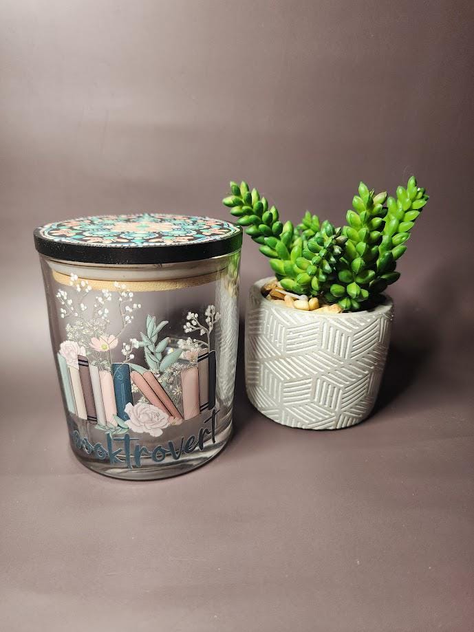 Floral Booktrovert Mandala Stash Jar
