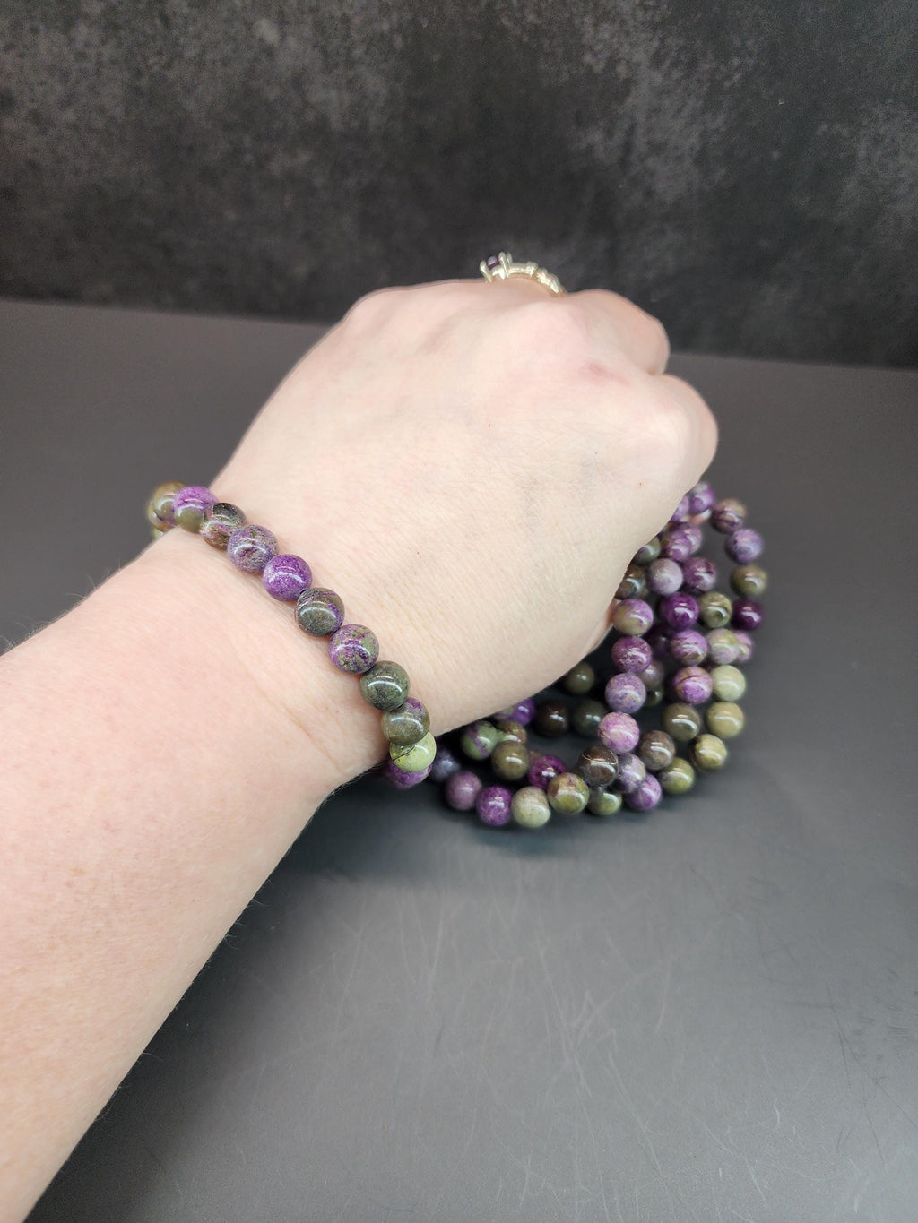 Natural Atlantasite 8mm Stretch Bracelet