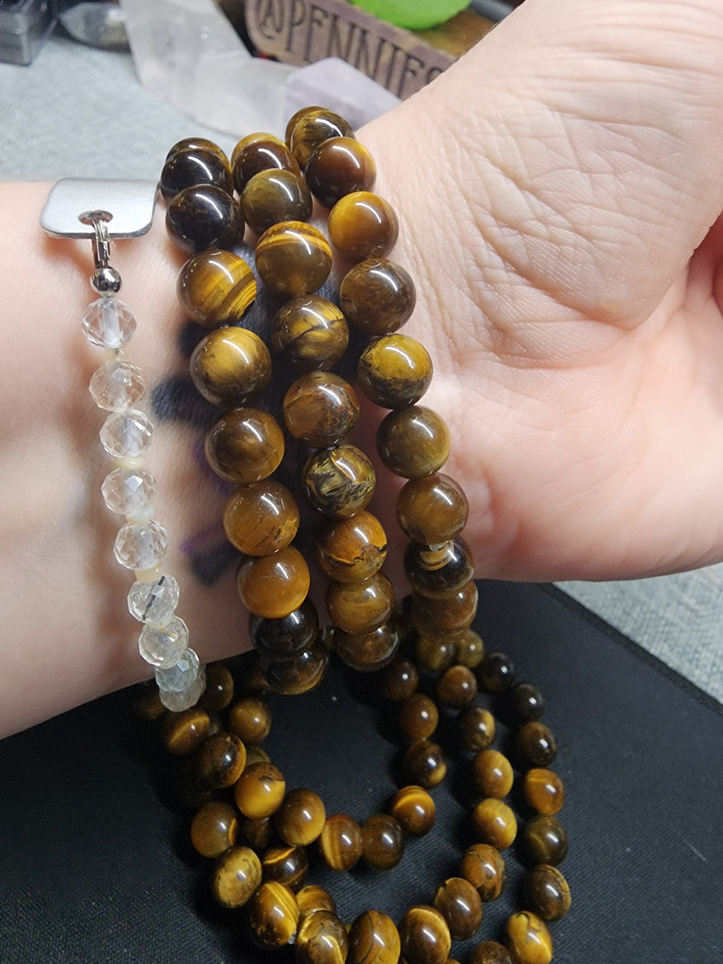 Natural Golden Tigers Eye 8mm Stretch Bracelet