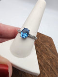 Natural Blue Topaz Rings