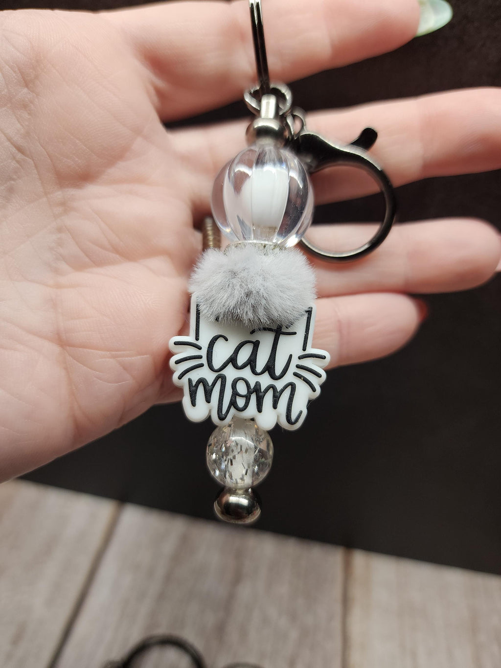 Themed Bar Keychains | Mama, Cat Mom, Knitting, Frog, Teacher, Less People More Dogs