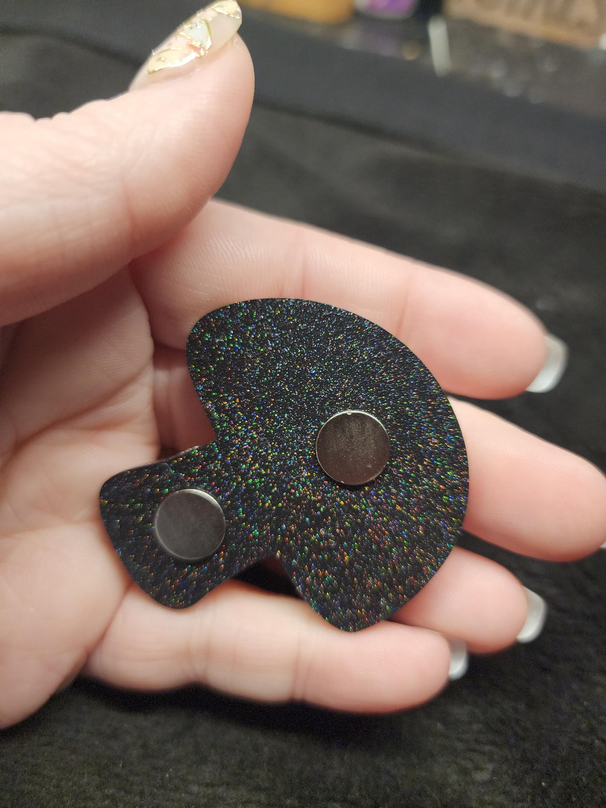 Hand Painted Red Mushrooms Magnet Set